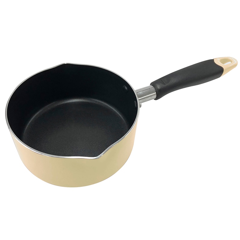 中山福 ミルクパン カリーノ IH対応 16cm クリーム NQ-0103 1個（ご注文単位1個）【直送品】