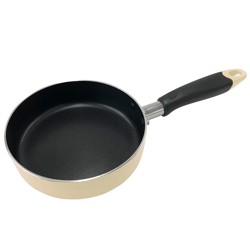 中山福 フライパン カリーノ IH対応 16cm クリーム NQ-0102 1個（ご注文単位1個）【直送品】