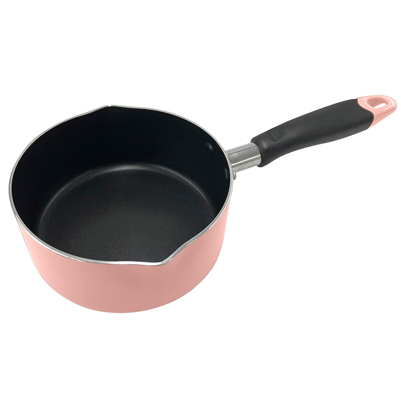 中山福 ミルクパン カリーノ IH対応 16cm ピンク NQ-0098 1個（ご注文単位1個）【直送品】