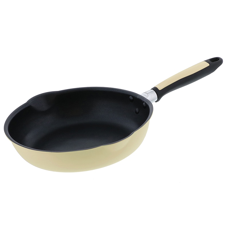 中山福 フライパン カリーノ IH対応 26cm クリーム NQ-0096 1個（ご注文単位1個）【直送品】