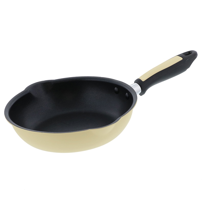 中山福 フライパン カリーノ IH対応 20cm クリーム NQ-0094 1個（ご注文単位1個）【直送品】