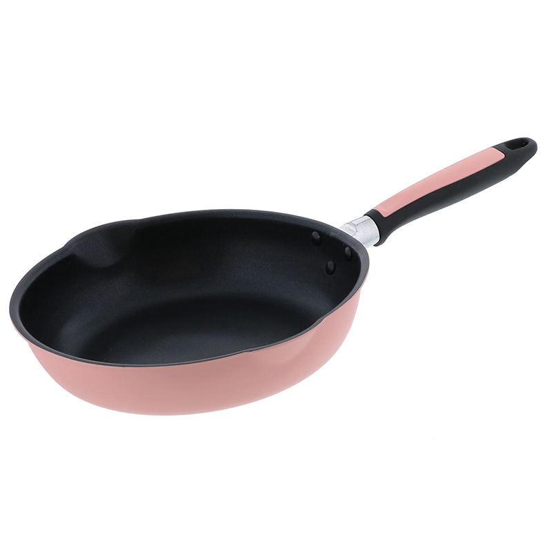 中山福 フライパン カリーノ IH対応 26cm ピンク NQ-0093 1個（ご注文単位1個）【直送品】