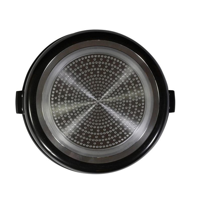 中山福 すきやき鍋 ダイヤモンドコート IH 蓋付 30cm NQ-0064 1個(ご注文単位1個)【直送品】