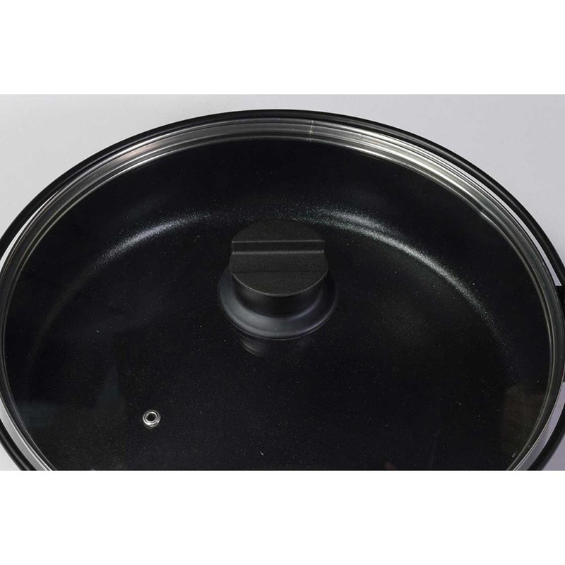 中山福 すきやき鍋 ダイヤモンドコート IH 蓋付 30cm NQ-0064 1個(ご注文単位1個)【直送品】