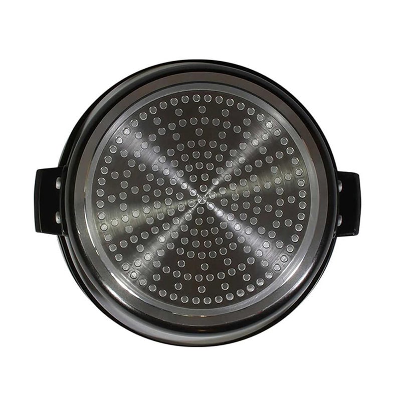 中山福 すきやき鍋 ダイヤモンドコート IH 蓋付 16cm NQ-0061 1個(ご注文単位1個)【直送品】