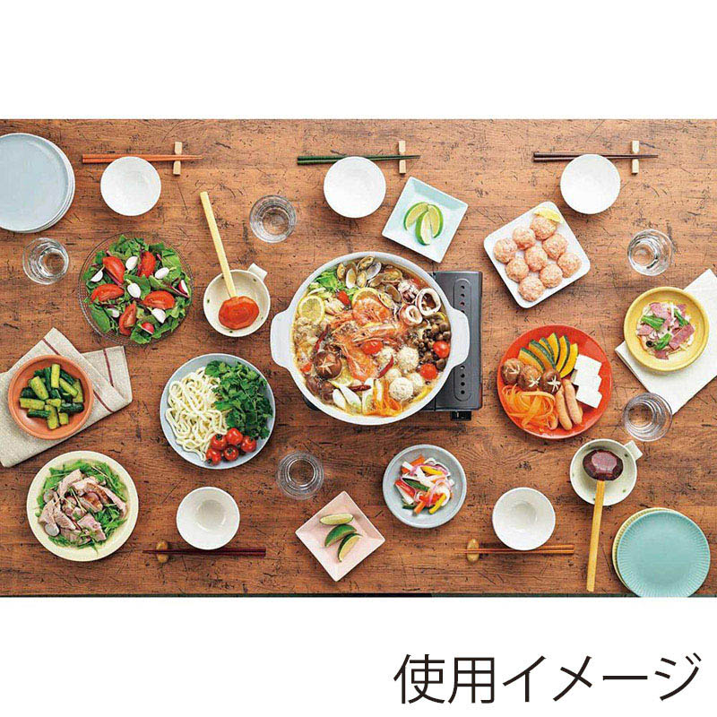 中山福 卓上鍋 セラミック IH ガラス蓋付 20cm ワインレッド NQ-0052 1個（ご注文単位1個）【直送品】