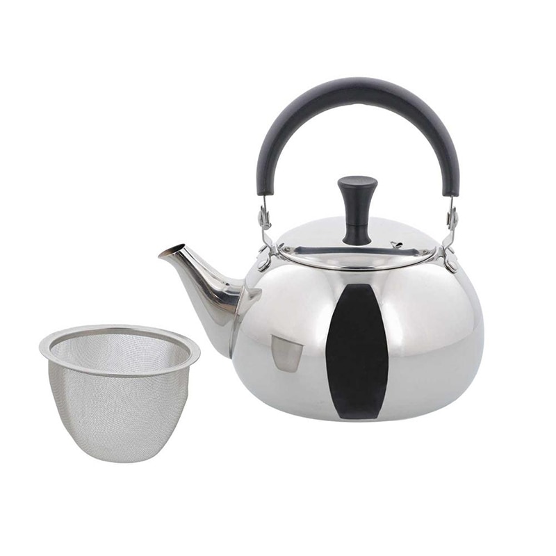 中山福 ステンレス製ティーポット ルテ トップハンドル 0.7L NQ-0023 1個（ご注文単位1個）【直送品】