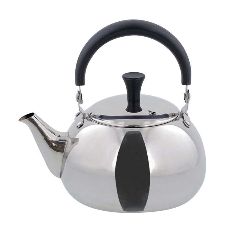 中山福 ステンレス製ティーポット ルテ トップハンドル 0.7L NQ-0023 1個(ご注文単位1個)【直送品】