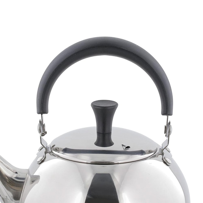 中山福 ステンレス製ティーポット ルテ トップハンドル 0.7L NQ-0023 1個(ご注文単位1個)【直送品】