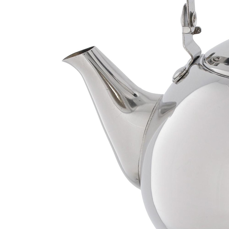 中山福 ステンレス製ティーポット ルテ トップハンドル 0.7L NQ-0023 1個(ご注文単位1個)【直送品】