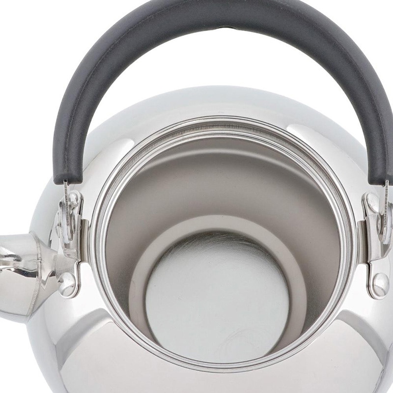 中山福 ステンレス製ティーポット ルテ トップハンドル 0.7L NQ-0023 1個(ご注文単位1個)【直送品】