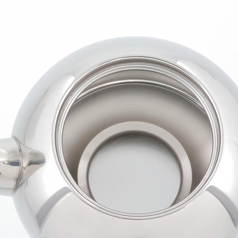 中山福 ステンレス製ティーポット ルテ サイドハンドル 0.7L NQ-0022 1個（ご注文単位1個）【直送品】