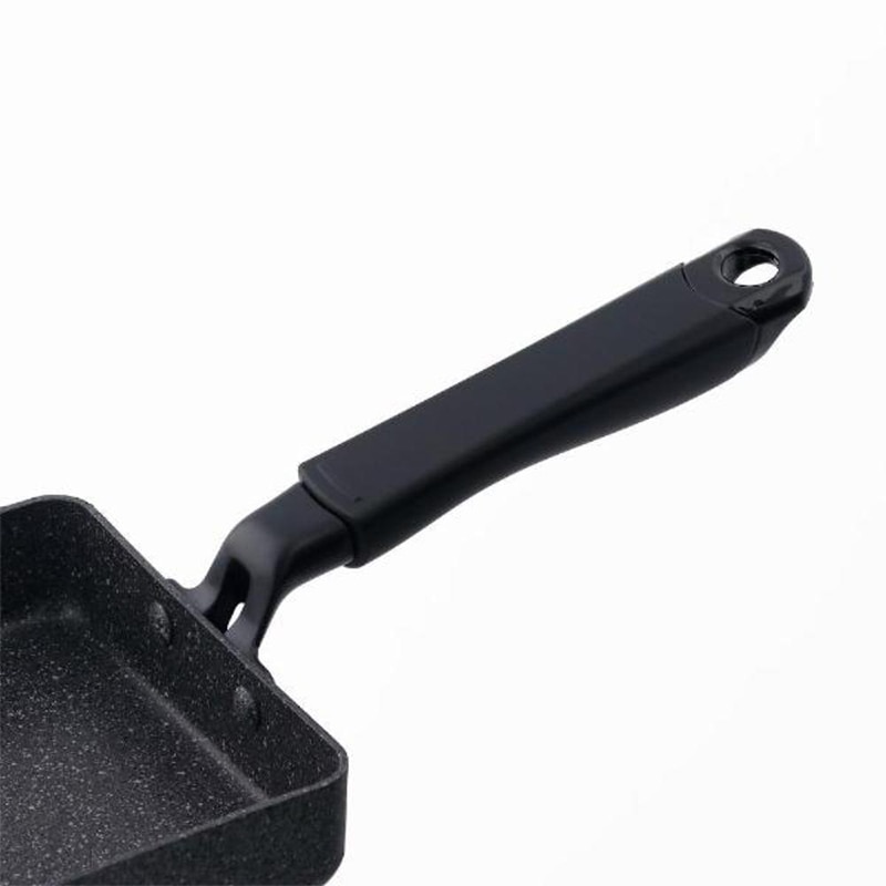 中山福 玉子焼き器 ライトセンス マーブル IH対応 13×18 ダークグレー NM-356 1個(ご注文単位1個)【直送品】