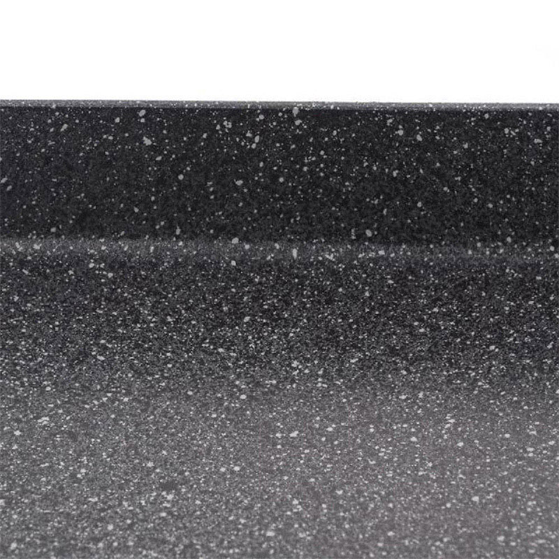 中山福 玉子焼き器 ライトセンス マーブル IH対応 13×18 ダークグレー NM-356 1個(ご注文単位1個)【直送品】