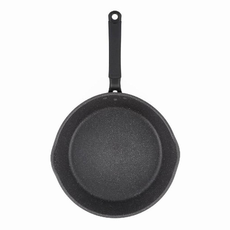 中山福 深型フライパン ライトセンス マーブル IH対応 28cm ダークグレー NM-355 1個（ご注文単位1個）【直送品】