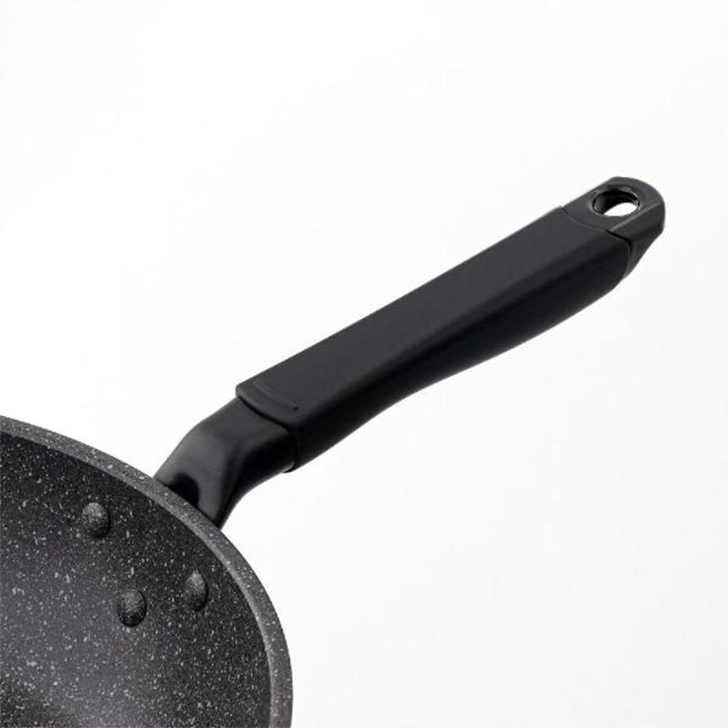 中山福 フライパン ライトセンス マーブル IH対応 IH対応 28cm ダークグレー NM-353 1個(ご注文単位1個)【直送品】