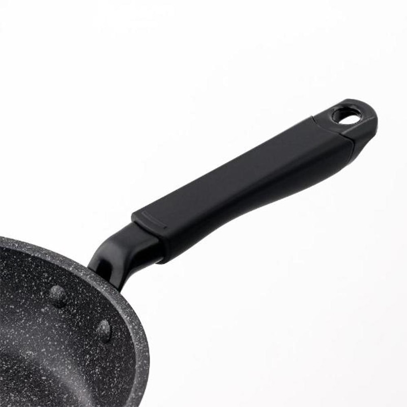 中山福 フライパン ライトセンス マーブル IH対応 20cm ダークグレー NM-351 1個（ご注文単位1個）【直送品】