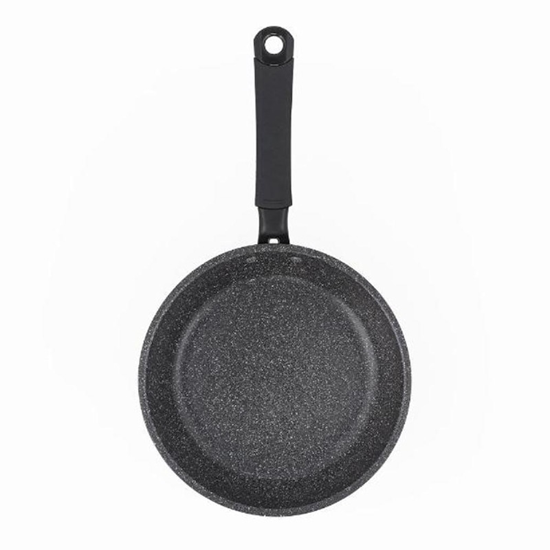 中山福 フライパン ライトセンス マーブル IH対応 20cm ダークグレー NM-351 1個（ご注文単位1個）【直送品】