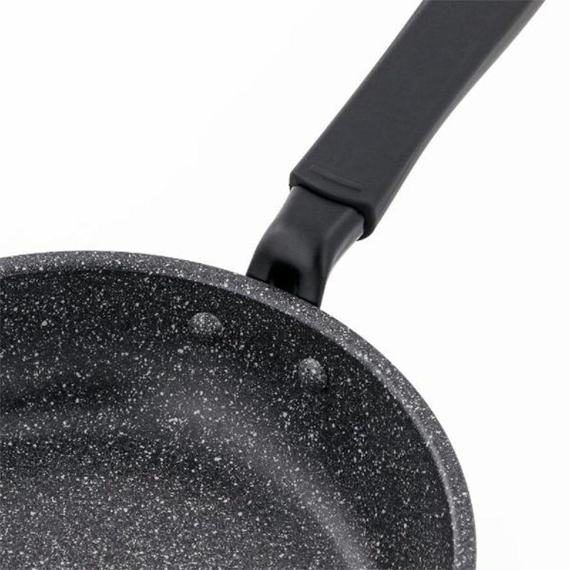 中山福 フライパン ライトセンス マーブル IH対応 20cm ダークグレー NM-351 1個（ご注文単位1個）【直送品】