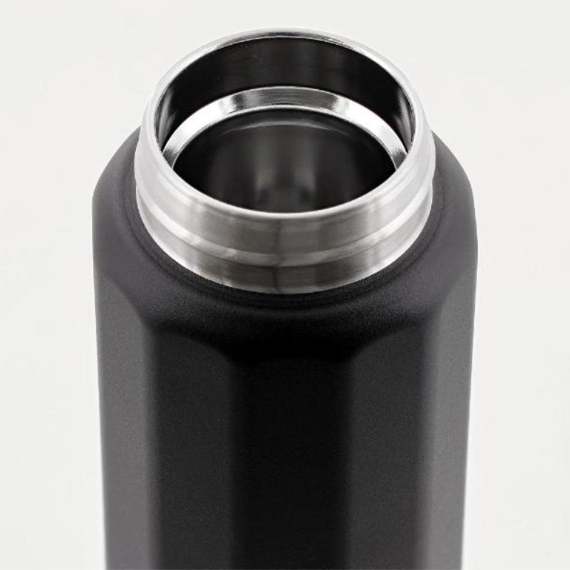 中山福 マグボトル ワンタッチタイプ ポリゴーンヌ 460ml ブラック NM-346 1個(ご注文単位1個)【直送品】