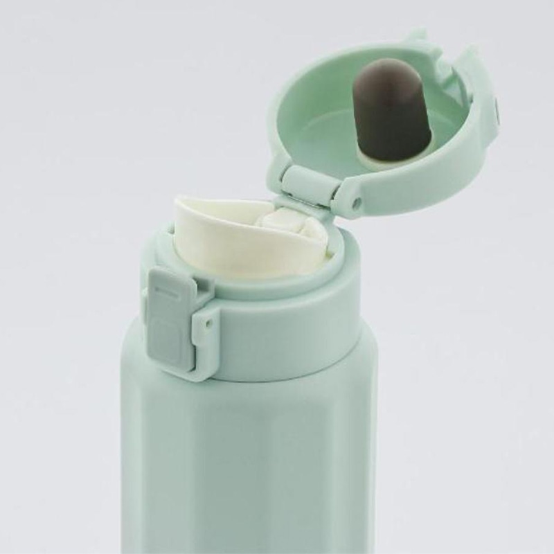 中山福 マグボトル ワンタッチタイプ ポリゴーンヌ 460ml カーキ NM-345 1個（ご注文単位1個）【直送品】