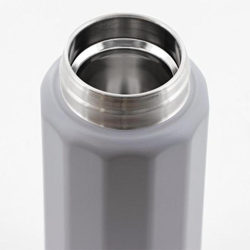 中山福 マグボトル ワンタッチタイプ ポリゴーンヌ 340ml グレー NM-343 1個(ご注文単位1個)【直送品】