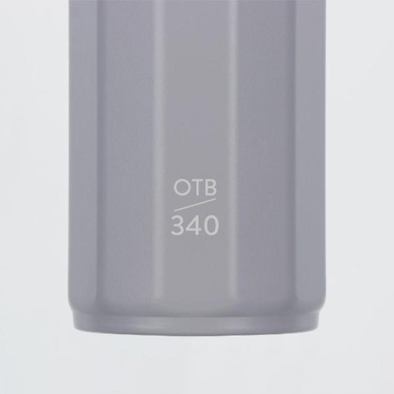 中山福 マグボトル ワンタッチタイプ ポリゴーンヌ 340ml グレー NM-343 1個(ご注文単位1個)【直送品】