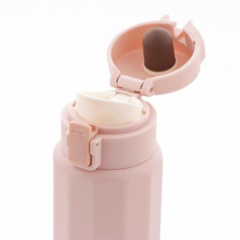 中山福 マグボトル ワンタッチタイプ ポリゴーンヌ 340ml ピンク NM-342 1個(ご注文単位1個)【直送品】