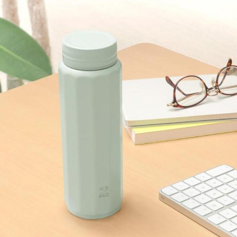 中山福 マグボトル スクリュータイプ ポリゴーンヌ 460ml カーキ NM-335 1個（ご注文単位1個）【直送品】