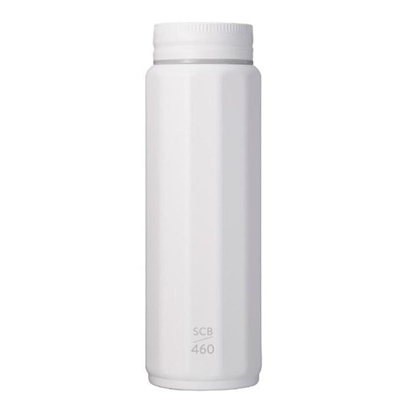 中山福 マグボトル スクリュータイプ ポリゴーンヌ 460ml ホワイト NM-334 1個（ご注文単位1個）【直送品】
