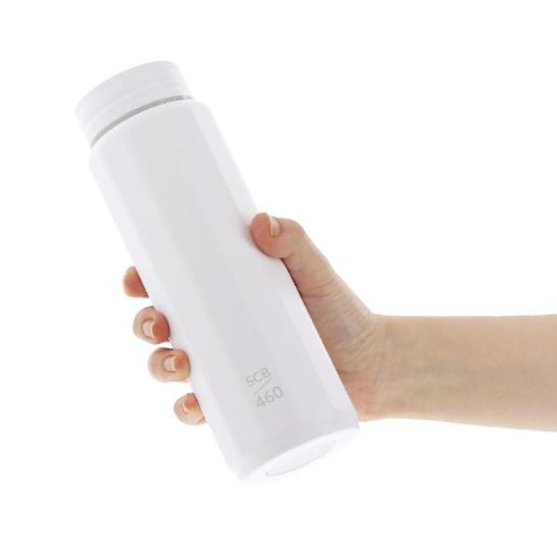 中山福 マグボトル スクリュータイプ ポリゴーンヌ 460ml ホワイト NM-334 1個(ご注文単位1個)【直送品】