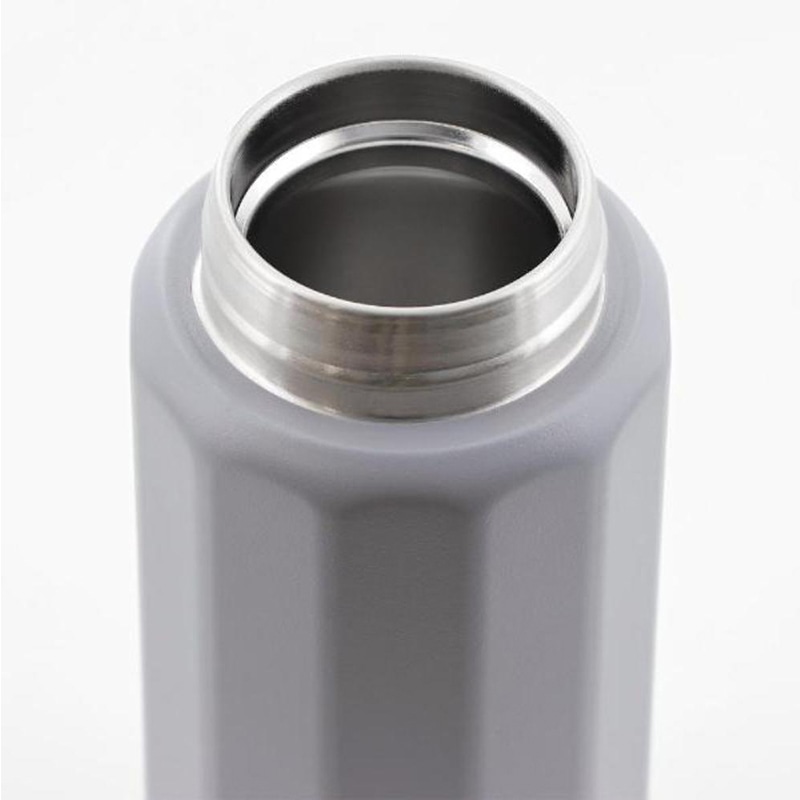 中山福 マグボトル スクリュータイプ ポリゴーンヌ 340ml グレー NM-333 1個(ご注文単位1個)【直送品】