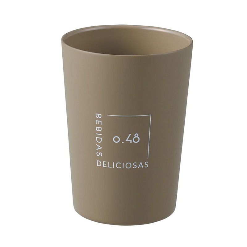 中山福 タンブラー ステンレス 480ml シアーブラウン NM-188 1個（ご注文単位1個）【直送品】