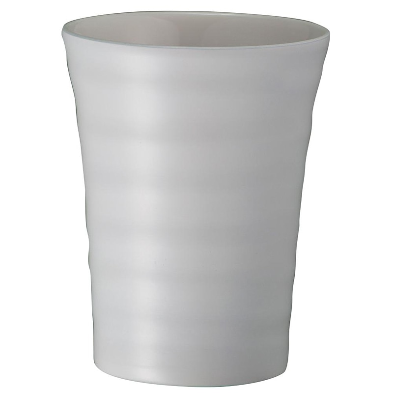 中山福 焼酎タンブラー セラミック 300ml シャインホワイト NM-151 1個（ご注文単位1個）【直送品】