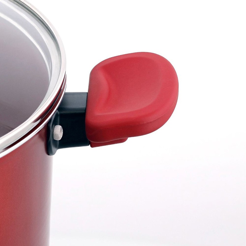 中山福 ハイキャセロール デリシャスサインエボルト IH 24cm レッド NM-115 1個（ご注文単位1個）【直送品】