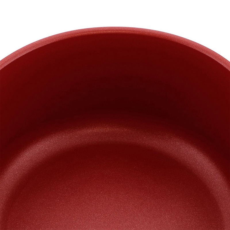 中山福 ハイキャセロール デリシャスサインエボルト IH 24cm レッド NM-115 1個（ご注文単位1個）【直送品】