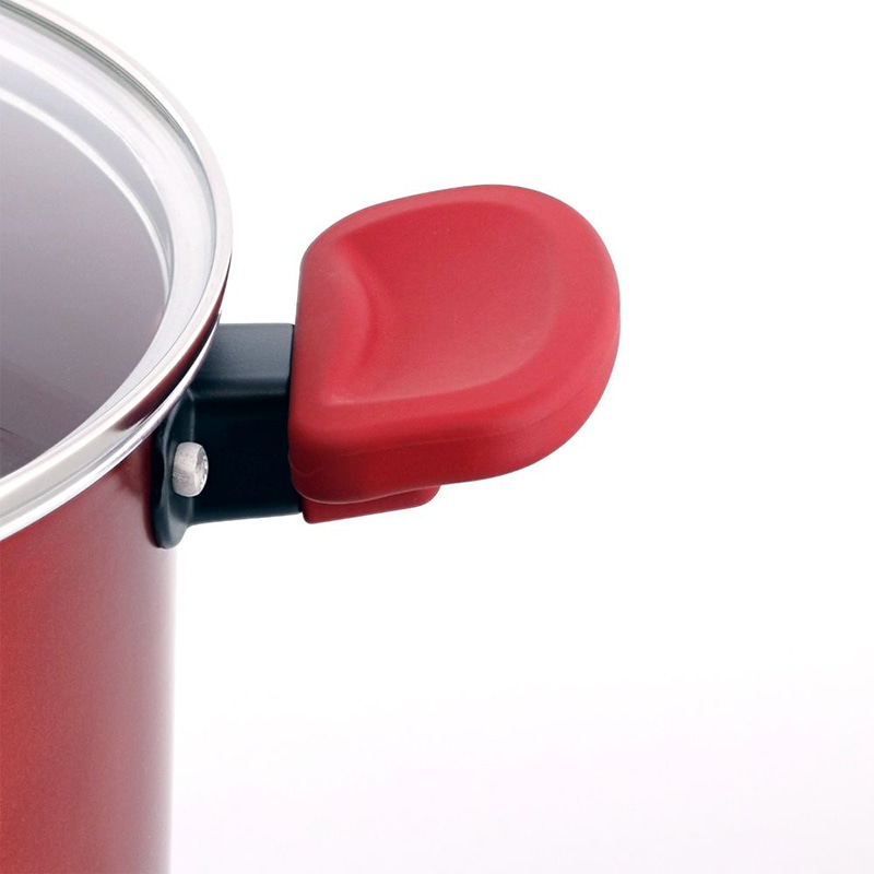 中山福 シチューポット デリシャスサインエボルト IH 22cm レッド NM-114 1個（ご注文単位1個）【直送品】