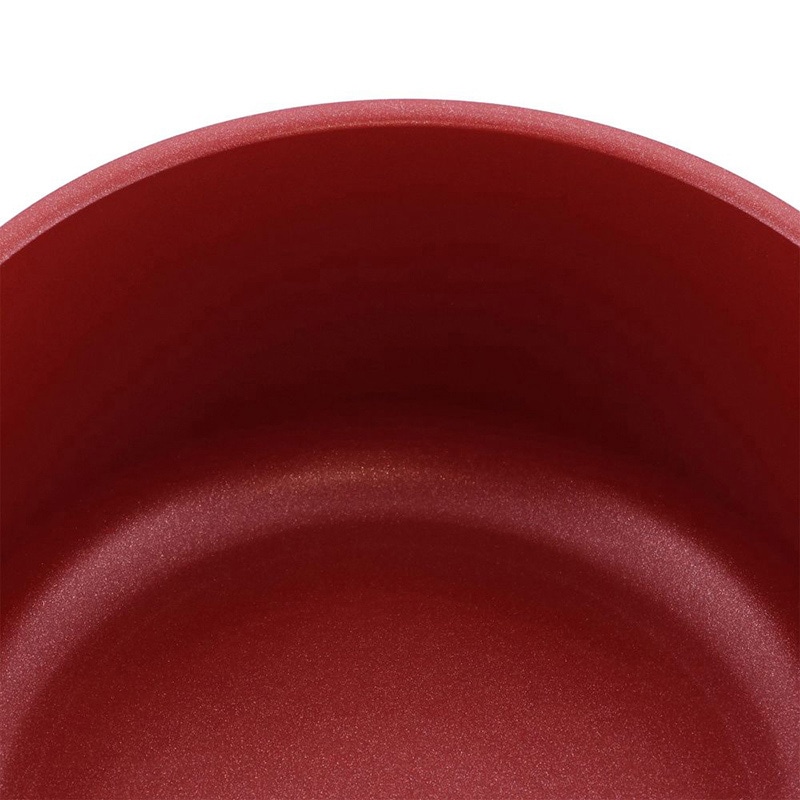 中山福 キャセロール デリシャスサインエボルト IH 20cm レッド NM-113 1個（ご注文単位1個）【直送品】