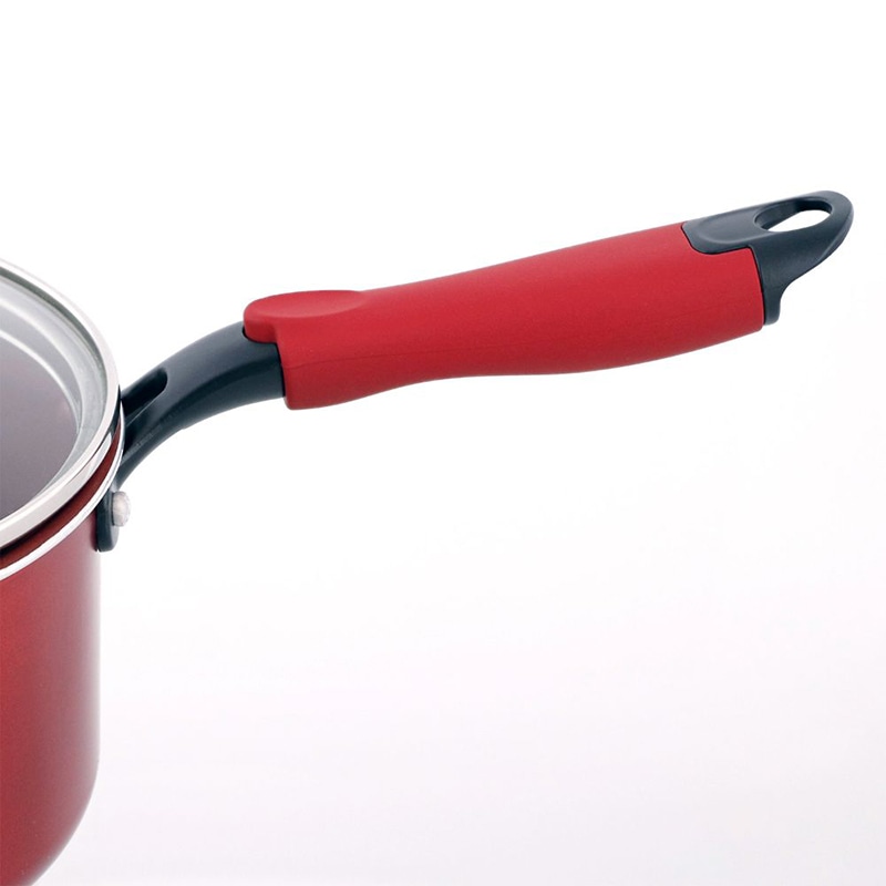 中山福 ソースパン デリシャスサインエボルト IH 18cm レッド NM-112 1個（ご注文単位1個）【直送品】