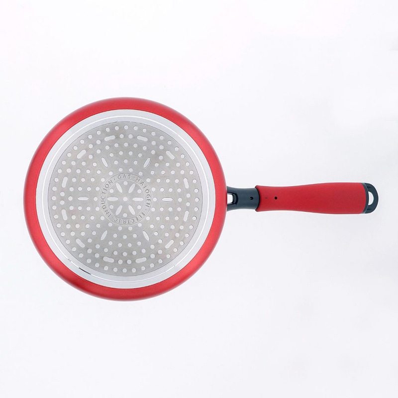 中山福 ソースパン デリシャスサインエボルト IH 18cm レッド NM-112 1個（ご注文単位1個）【直送品】