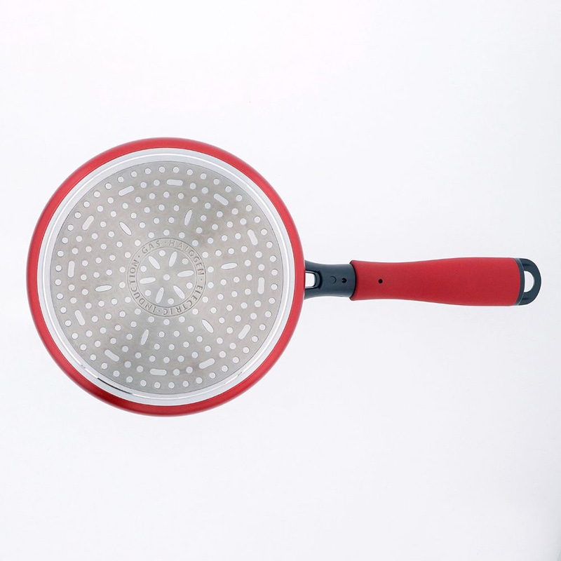 中山福 ソースパン デリシャスサインエボルト IH 16cm レッド NM-111 1個（ご注文単位1個）【直送品】