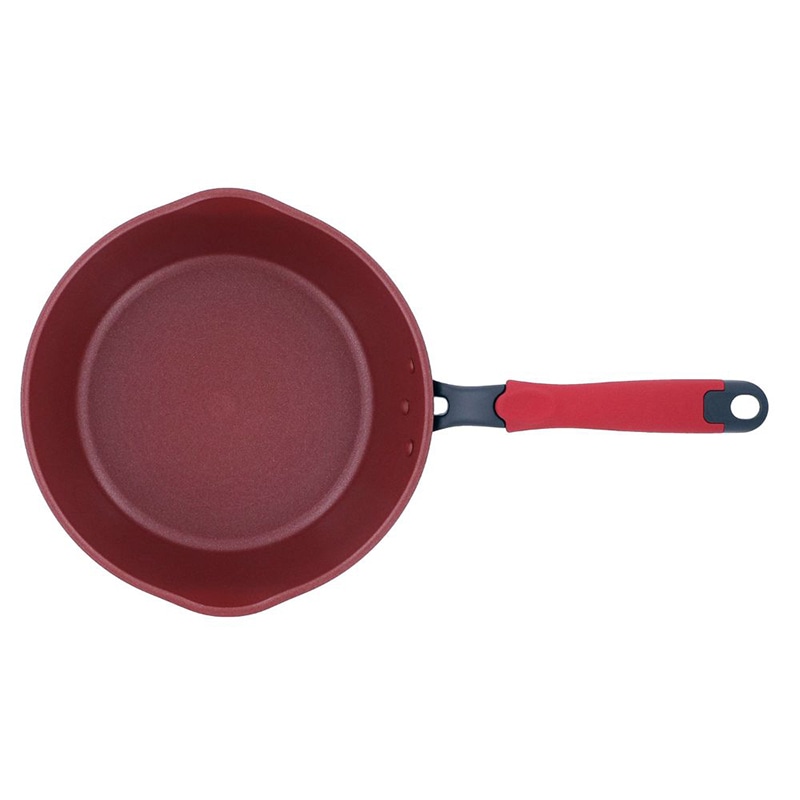 中山福 ディープパン デリシャスサインエボルト IH 24cm レッド NM-104 1個（ご注文単位1個）【直送品】