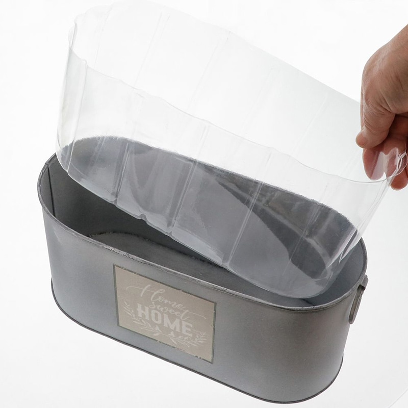 中山福 オーバルポット ホームスウィート カップ付 M NE-765 1個（ご注文単位1個）【直送品】