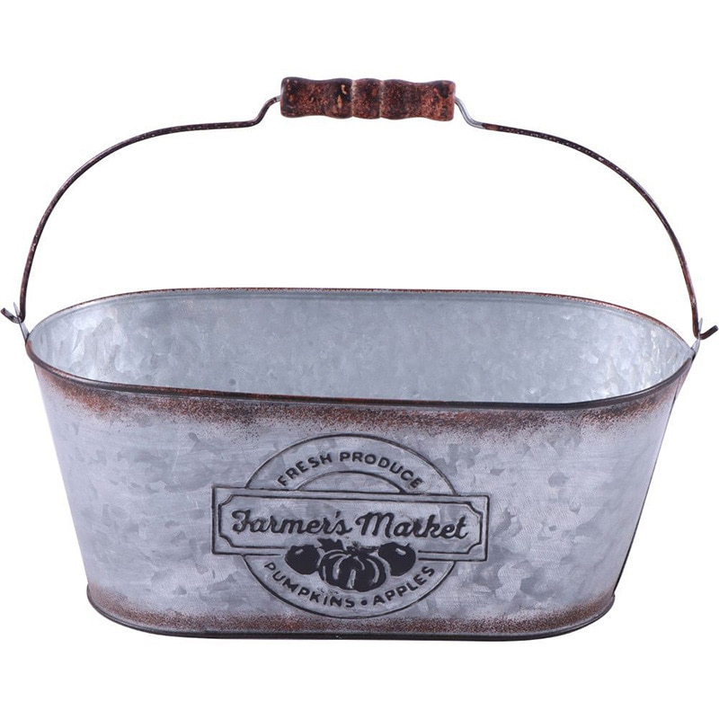 中山福 オーバルポット ファーマーズマーケット カップ付 M NE-753 1個（ご注文単位1個）【直送品】