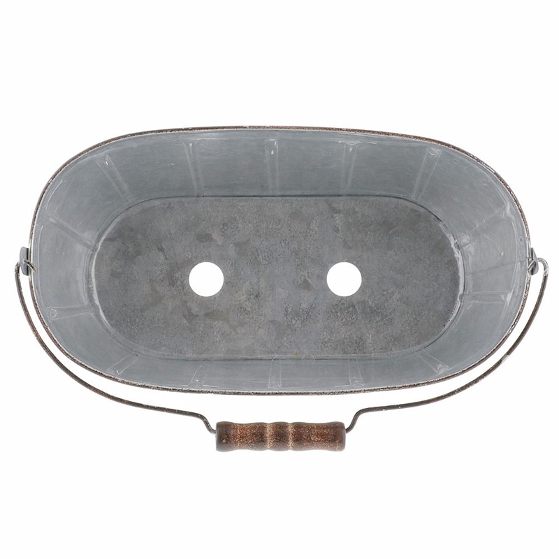 中山福 オーバルポット ファーマーズマーケット カップ付 M NE-753 1個(ご注文単位1個)【直送品】