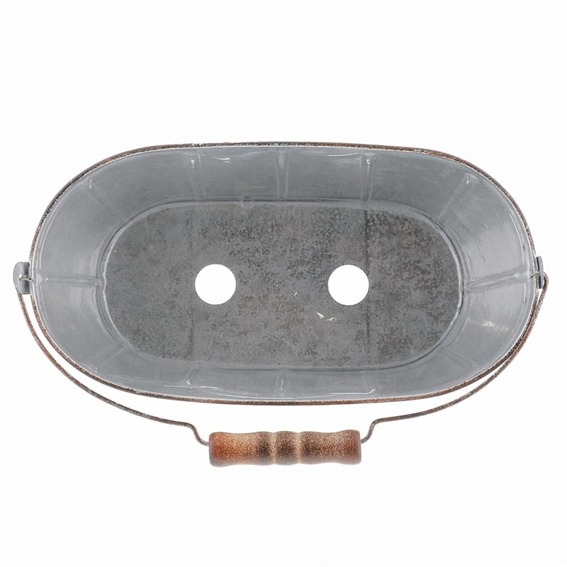 中山福 オーバルポット ファーマーズマーケット カップ付 S NE-752 1個(ご注文単位1個)【直送品】