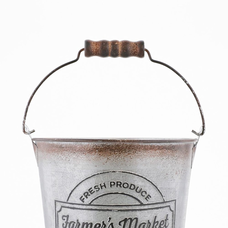 中山福 ポット ファーマーズマーケット カップ付 ラウンド M NE-751 1個(ご注文単位1個)【直送品】