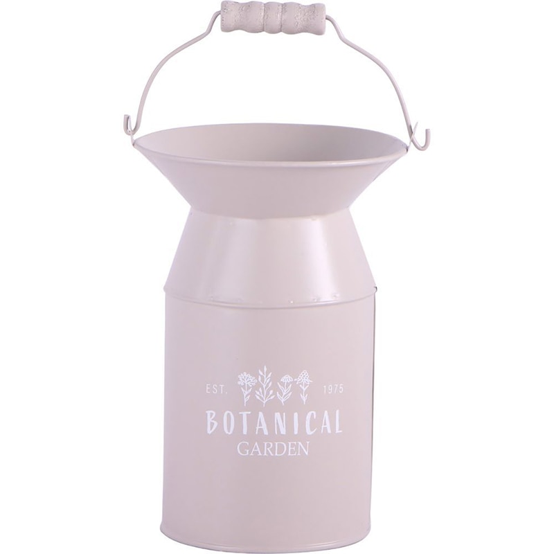 中山福 インテリアポット ボタニカルガーデン カップ付 S ワームグレー NE-747 1個（ご注文単位1個）【直送品】