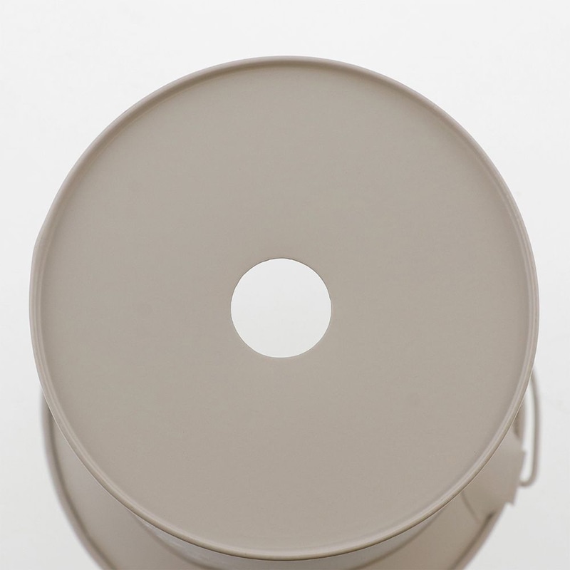 中山福 インテリアポット ボタニカルガーデン カップ付 S ワームグレー NE-747 1個（ご注文単位1個）【直送品】