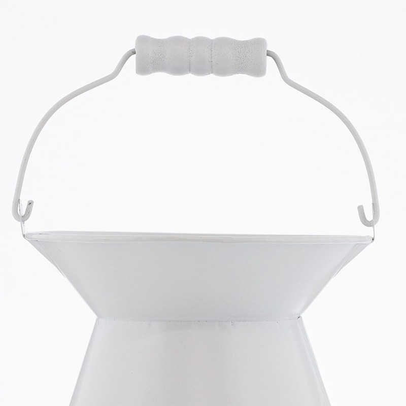 中山福 インテリアポット ボタニカルガーデン カップ付 S ホワイト NE-746 1個（ご注文単位1個）【直送品】